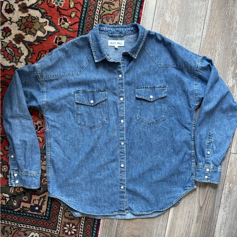Alex Mill Women’s Santa Fe Denim Shirt - Medium, Like New